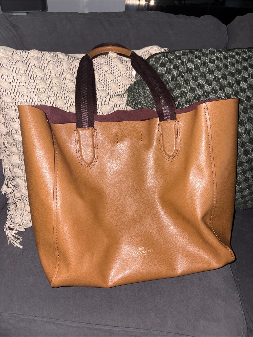 Coach large Darby tote.